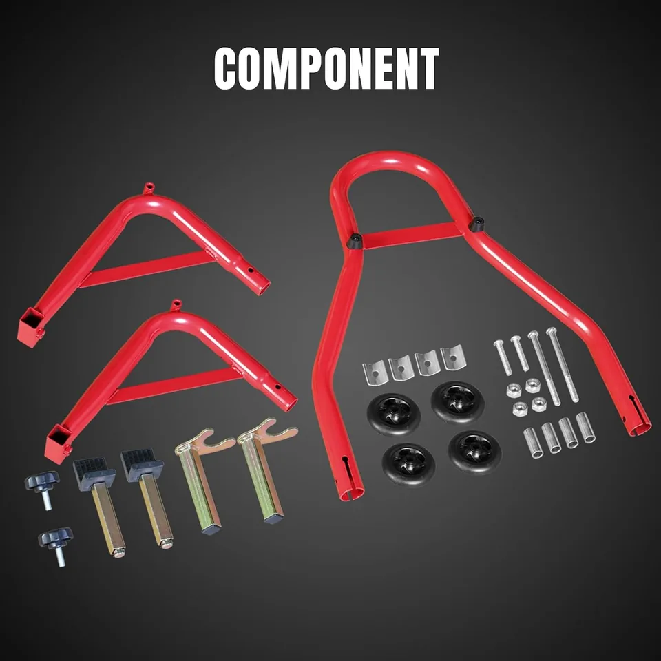 Jack Boss Adjustable Motorcycle Paddock Stand — feature detail